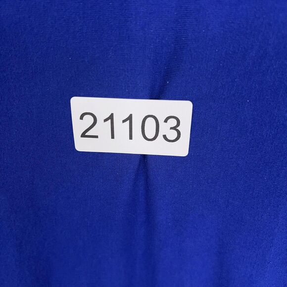 Comfy USA Sweater Womens XS Blue Open Front Drape Cardigan Minimal Made in USA - Picture 12 of 12